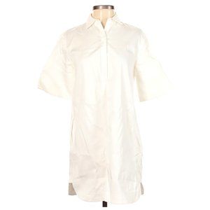 Club Monaco White Collared Casual Dress